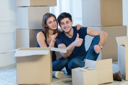 Commercial removals support for a Kingston office move