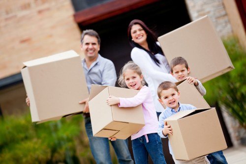 Packed boxes and labelled items ready for a home move in Kingston