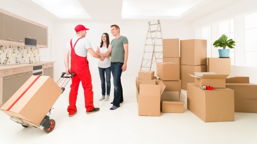 Moving checklist and packed boxes ready for a Kingston relocation