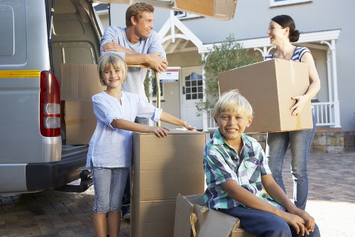 Residential Kingston flat access suitable for a man and van service