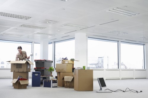 Commercial moving van support for Kingston offices and shops